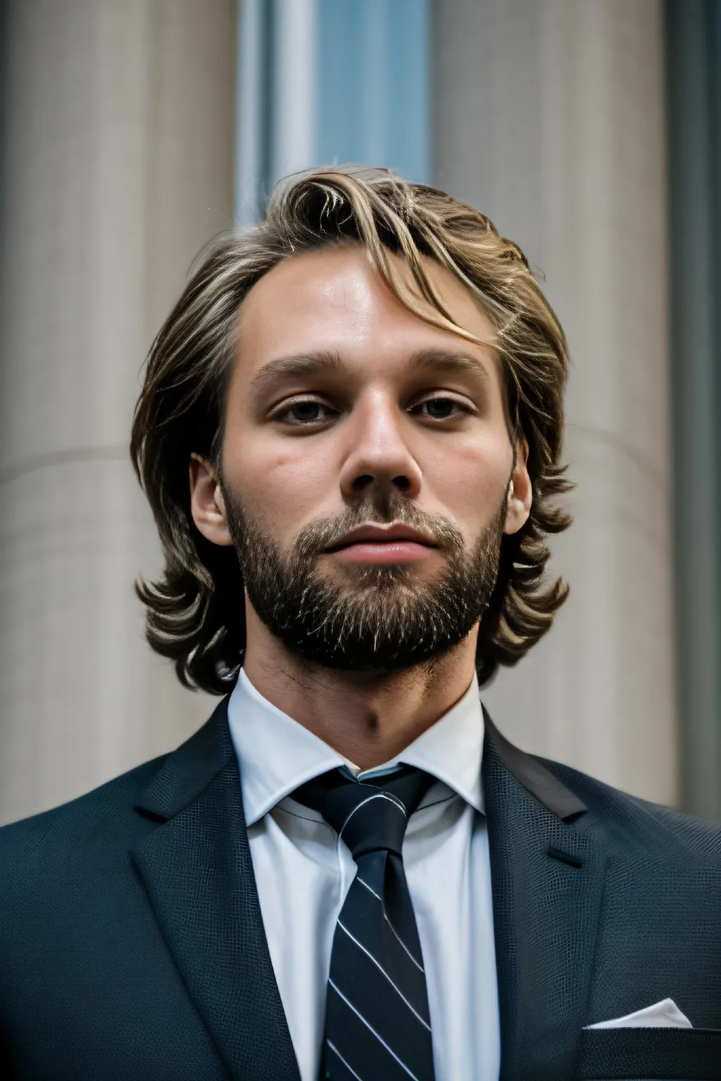 a man dressed for business